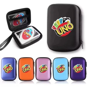 UNO Travel Zipper Case Carry Board Game Cards Storage Mini Bag Package For Kids - Picture 1 of 13
