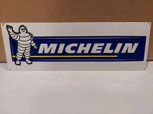 Michelin Man Tyre Mascot Bibendum Logo Sticker 31cm x 9cm Genuine Merchandise - Picture 1 of 2