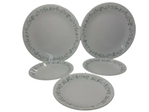 Corelle Country Cottage Dinner (2) & Dessert Plates (3) Blue Hearts & Vines 10" - Picture 1 of 9