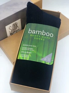 Gift Box - Bamboo Heavy Duty Knee High Socks | SOX BY ANGUS brand - Picture 1 of 6