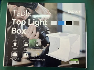 EMART Table Top Light Box. LED USB Portable 14" x 16" Photographic Shooting Tent - Picture 1 of 11