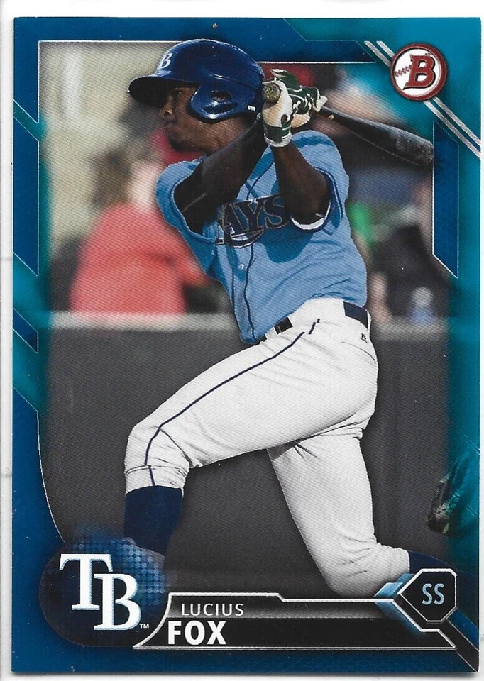 2016 Bowman Draft Blue /150 Lucius Fox BD-200 - Image 1 of 1