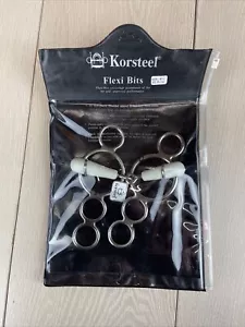 Korsteel Flexi Mullen Mouth 3 Ring Gag - 4.5" - Picture 1 of 6