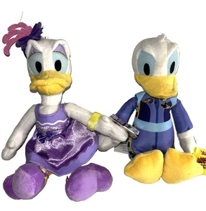 Disney Junior Donald Roadster Minnie Tea Party Daisy 9" Figuras de Peluche ETIQUETAS - Imagen 1 de 6