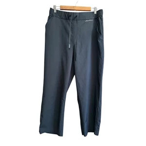 Pantalones de viaje Eddie Bauer para mujer L/G negros poliéster spandex salón - Imagen 1 de 8