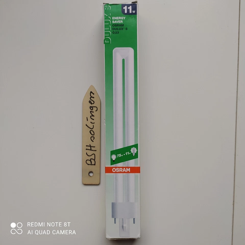 ◄◄ BSH ►► Osram Dulux S 11W/840 Sockel G23 kaltweiß cool white - Bild 1 von 1