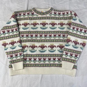 Vintage The Clever Shepherd Wollpullover Damen Medium M Oma Landhaus Kern - Bild 1 von 9