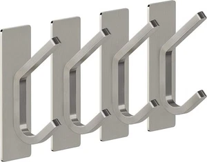 Adhesive Towel Hooks for Hanging Brushed Nickel SUS304 Stainless Steel - Picture 1 of 6