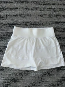 T by Talbots Size Large Woman’s Active Skort Skirt Golf Tennis White - Picture 1 of 7