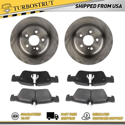 Kit de pastillas de freno rotores de freno traseros OE para Mercedes-Benz E550 2010 2011 5,5 L Foto 1 de 4