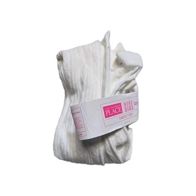 The Children's Place Girls White Tights 12-14 New - Image 1 of 3