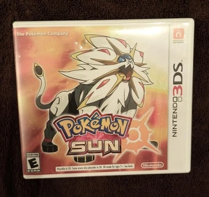 Pokemon Sun Nintendo 3DS / SOLO FUNDA / Sin juego / Auténtica versión EE. UU. - Imagen 1 de 8