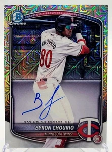 2025 Bowman Chrome Byron Chourio Mojo Auto #BMA-BC (4A) - Foto 1 di 2