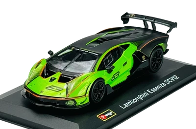 BBURAGO RACE LAMBORGHINI ESSENZA SCV12 1:32 DIE CAST NEW IN BOX PLASTIC CASE - Image 1 of 4