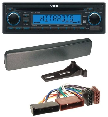 VDO AUX MP3 1DIN CD USB Autoradio für Ford Cougar Fiesta Mondeo Focus Puma anthr - Bild 1 von 4
