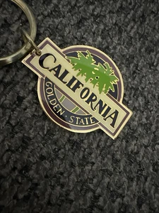 California Golden State Schlüsselanhänger Metall Neu Vintage - Bild 1 von 4