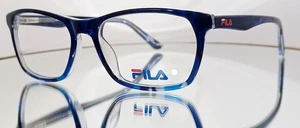 Originale FILA VFI573L 510VAP Eyeglasses BLACK/BLUE New Plastic 51-16-135 - Picture 1 of 13