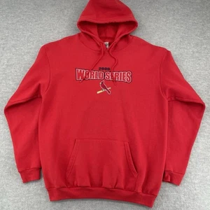 Sudadera con Capucha Y2K Cardenales de San Luis Adulto Grande Roja 2006 Serie Mundial de Colección - Imagen 1 de 6
