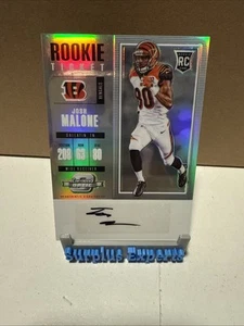 Josh Malone 2017 Panini Contenders Rookie RC Auto ( Bengals ) - Picture 1 of 3