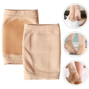 Anti-cracking Foot Cover Men and Women Silicone Heel Sock Protectors Cushions - Picture 1 of 12