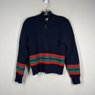 Vintage Pendleton Knockabouts 100% Virgin Wool Full Zip Cardigan Sweater Sz XS/S - Image 1 of 4