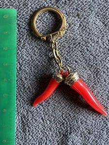 2 CORNI PORTAFORTUNA - VINTAGE - UNICO PORTACHIAVI DA COLLEZIONE - Foto 1 di 2