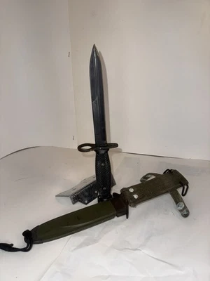 CUCHILLO BAYONETA IMPERIAL DE COLECCIÓN EE. UU. M6 USM8A1 V.P.CO. VAINA Foto 1 de 3