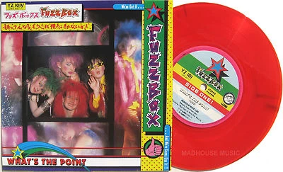 Punk FUZZBOX 7" What's The Point / Fuzzy / Fever RED Vinyl JAPANESE Rare 1987 - Image 1 of 4
