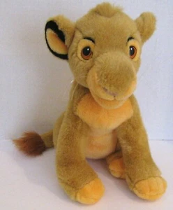 DISNEY LION KING Vintage Young Simba Sitting 14" Plush Disneyland  Pre-owned! - Picture 1 of 3