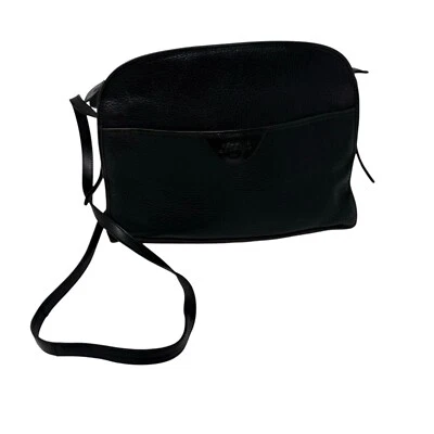 L.L. Bolso Bandolera Bean Vintage Mujer Cuero Guijarro Negro Foto 1 de 4