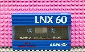 AGFA LNX 60 TYPE I 1989 BLANK CASSETTE TAPE (1) (SEALED) - Picture 1 of 3