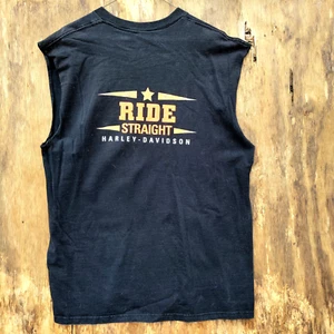 Harley Davidson Ride Straight Miller Lite Removed Short Sleeve T-Shirt L - Picture 1 of 7
