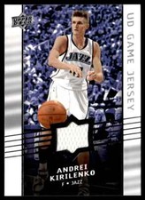 BK Andrei Kirilenko 2008-09 Upper Deck Game JSY Utah Jazz #GA-AK