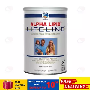 Nuovo Alpha Lipid Lifeline Colostro Latte Bevanda in Polvere 450g SPEDIZIONE GRATUITA - Foto 1 di 5