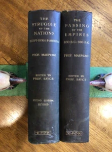 (1900/1925) MASPERO ‘The Struggle of the Nations’ & ‘The Passing of the Empires’ - Picture 1 of 12