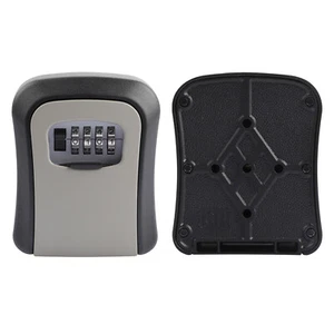 4 Digit Key Safe Lock Box Combination Wall Mount Security Storage Case Organizer - Picture 1 of 6
