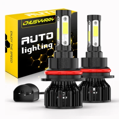 For Truck Peterbilt 387 384 110W White 6000K 9007 Driving Light 2pcs - Image 1 of 4