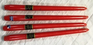 Candle - Red - Dinner - "Kamayama" - unlit - unused - still in wrapper L = 30 cm - Picture 1 of 1