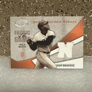 🔥HOF WILLIE MCCOVEY GAME🔥💥WORN MATERIAL JERSEY LIMETED JERSEY 💥56/100💥 - Picture 1 of 8