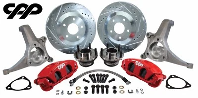 1970-81 Camaro C5 Corvette 13" Disc Brake Kit Tall Spindle Conversion C7 Hubs - Image 1 of 4