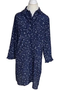 Kate Spade Dress Womens Size S Small NEW Star print Ruffle Blue White NWT! $378 - Picture 1 of 13