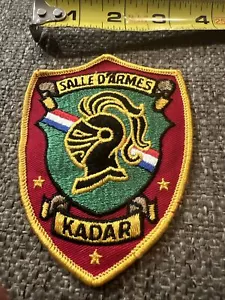 DISTINTIVO TOPPA VINTAGE SALA D'ARMES KUDAR KNIGHT RICAMATO - Foto 1 di 3