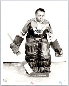 George Hainsworth Circa 1940-50's Vintage Toronto Maple Leafs Press Media Photo - Picture 1 of 2