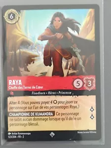Carte LORCANA FR - Chapitre 2 123/204 Raya - Super Rare non Foil Neuf - Imagen 1 de 2