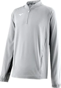 Mizuno Boys' Youth Gametime Long Sleeve Hitting Jacket Medium, Grey - Picture 1 of 2