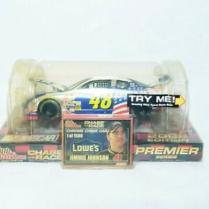 2002 RC PREMIER SERIES Chrome Chase Car Jimmie Johnson 1 of 1500 1:24 LOWES NEW