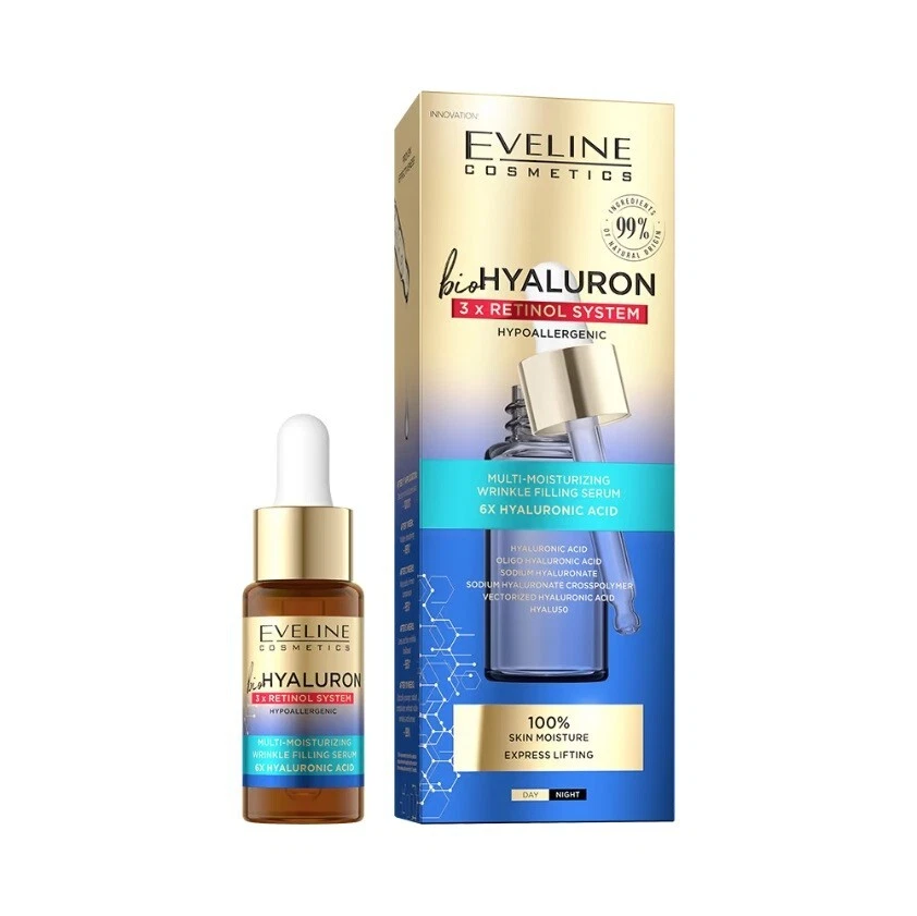 Eveline BIOHYALURON Feuchtigkeitsspendendes Anti-Falten-Serum 18ml EA3416035312 - Bild 1 von 1