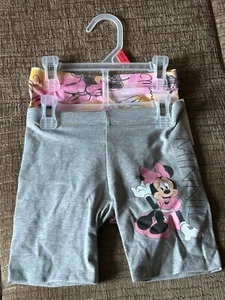 girls disney minnie mouse 2 pack bike shorts size xs (4-5) - Picture 1 of 3
