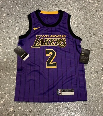 Lonzo Ball Los Angeles Lakers City Edition Nike Swingman Jersey Youth Medium NWT - Image 1 of 4