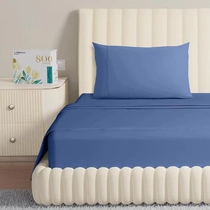 800 Thread Count 100 Long Staple Soft Egyptian Cotton Sheet Set 4Piece Set King - Picture 1 of 9